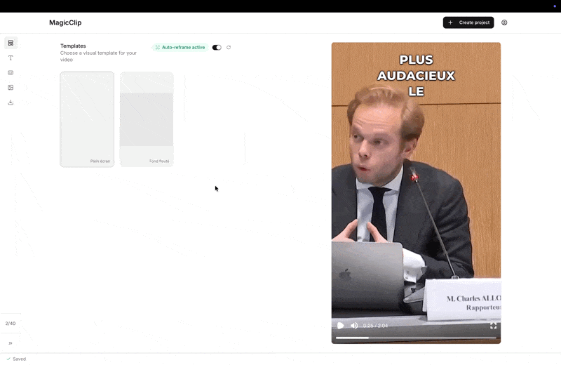 Des templates pour chaque format
